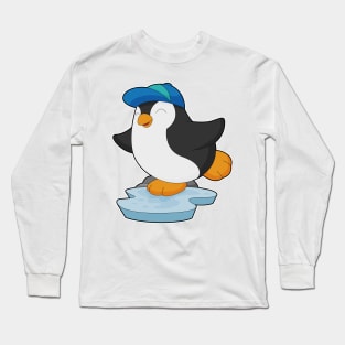 Penguin Pupil Cap School Long Sleeve T-Shirt